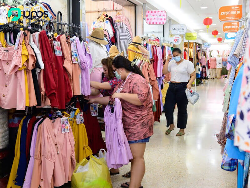 Trung tâm mua sắm KRUNG THONG PLAZA đánh hàng sỉ quần áo Thái Lan