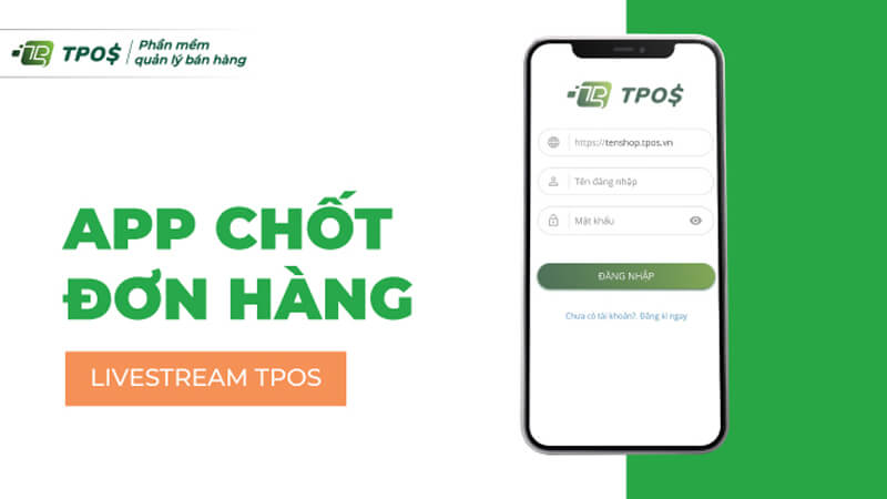 TPos - App quản lý bán hàng online hiệu quả