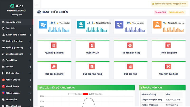 Phần mềm quản lý bán hàng offline UPOS Việt Nam