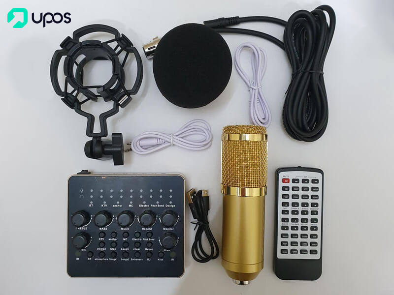 Trọn bộ micro thu âm livestream bao gồm những thiết bị gì?